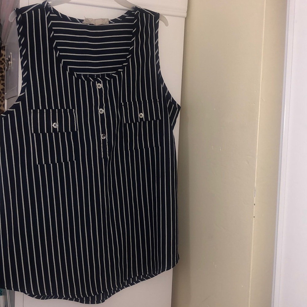 Stripe T-shirt, 100% Polyester